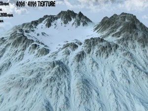 snow moutain2 3D Model