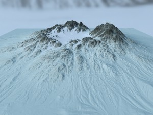 snow moutain2 Modelo 3D