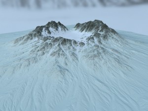 snow moutain2 Modelo 3D