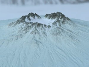 snow moutain2 3D Model
