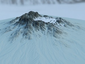 snow moutain2 Modelo 3D