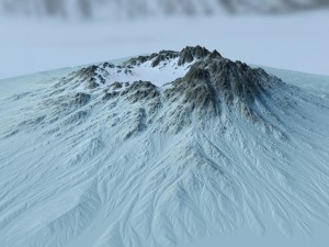 snow moutain2 Modelo 3D