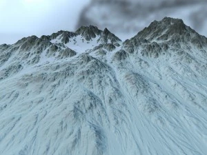snow moutain2 3D Model