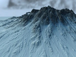 snow moutain2 3D Model