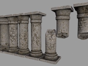 pillar 3D 모델