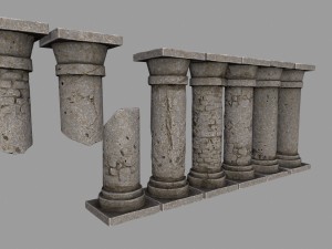 pillar 3D 모델
