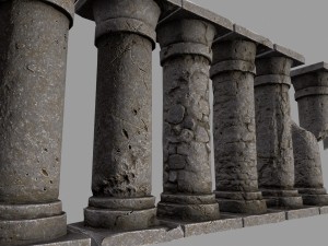pillar 3D 모델