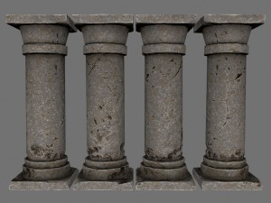 pillar 3D 모델