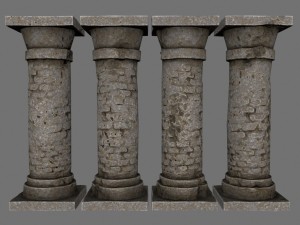 pillar 3D 모델