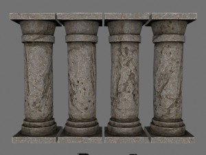 pillar 3D 모델