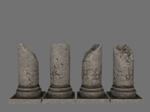 pillar 3D 모델