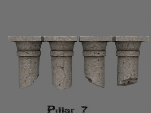 pillar 3D 모델
