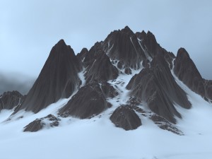 snow moutain 9 Modelo 3D
