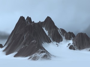 snow moutain 9 Modelo 3D