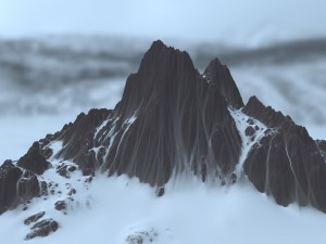 snow moutain 9 Modelo 3D