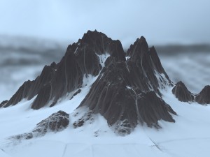 snow moutain 9 Modelo 3D