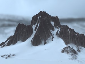 snow moutain 9 Modelo 3D