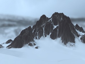 snow moutain 9 Modelo 3D