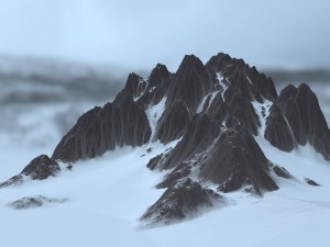 snow moutain 9 Modelo 3D