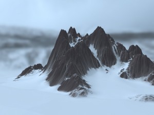 snow moutain 9 Modelo 3D