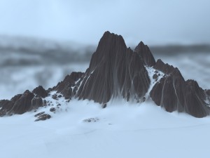 snow moutain 9 Modelo 3D