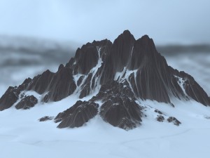 snow moutain 9 Modelo 3D