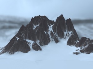 snow moutain 9 Modelo 3D
