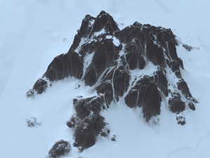snow moutain 9 Modelo 3D