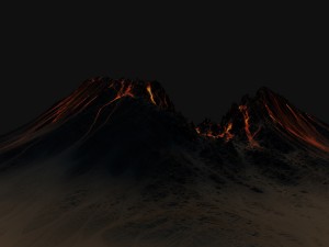 volcano10 3D 모델