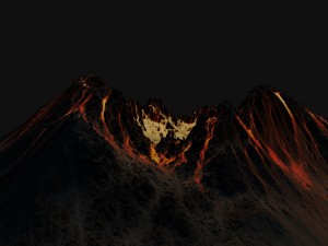 volcano10 3D 모델