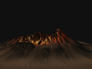 volcano10 3D 모델