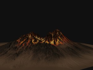 volcano10 3D 모델