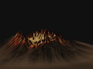 volcano10 3D 모델