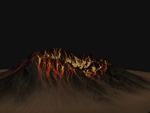 volcano10 3D 모델