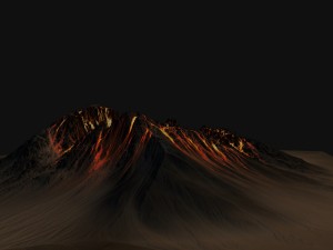 volcano10 3D 모델