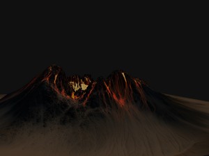 volcano10 3D 모델