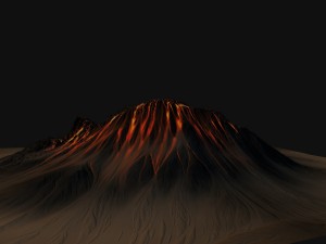 volcano10 3D 모델