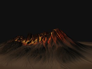 volcano10 3D 모델