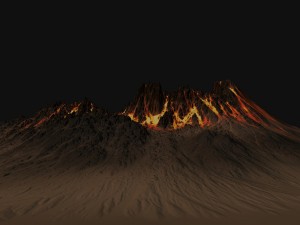 volcano10 3D 모델