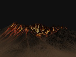 volcano10 3D 모델