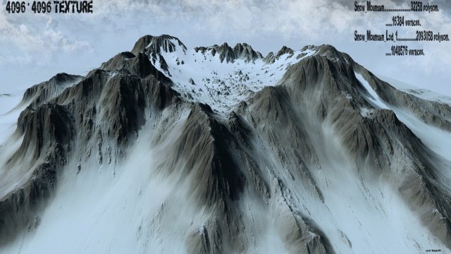 snow moutain3 Model 3D .c4d .max .obj .3ds .fbx .stl .blend 