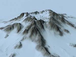 snow moutain3 Model 3D