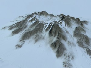 snow moutain3 Model 3D