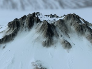 snow moutain3 Model 3D