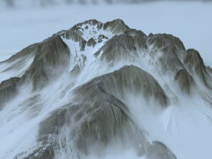 snow moutain3 Model 3D