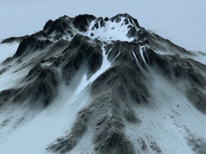 snow moutain3 Model 3D