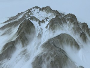 snow moutain3 Model 3D