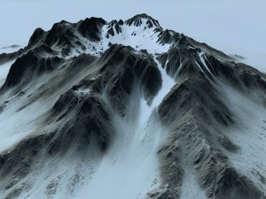 snow moutain3 Model 3D