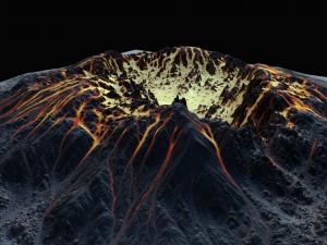 volcano11 3D 모델