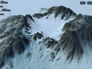snow mountain6 3D मॉडल